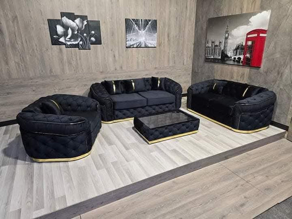 Ambassador 3+2+1 with long coffee table