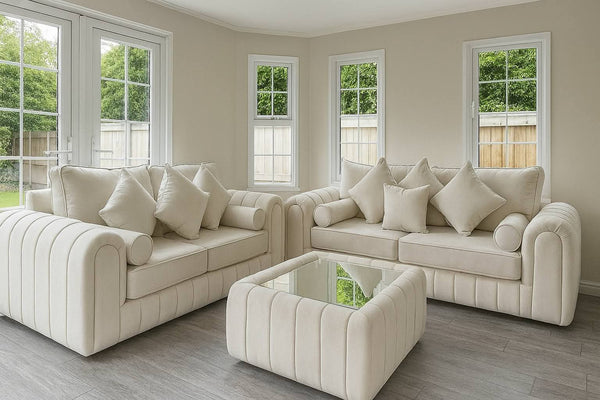 Lilly 3+2 sofa with coffee table