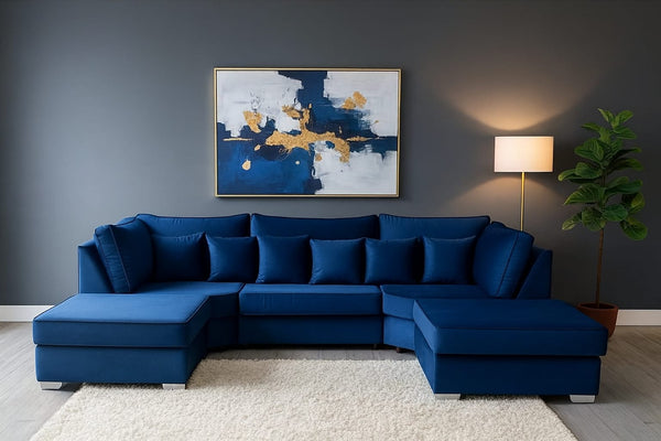 U-Shape sofa (Scatter OR High back)